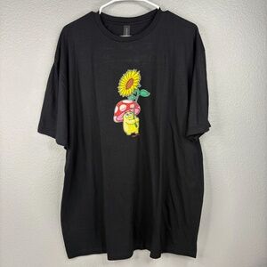 Fungi Designz Sunflower & Mushroom T-Shirt
